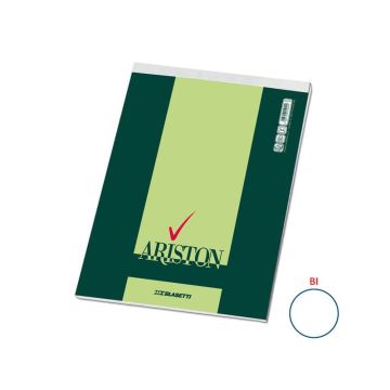 Blocco con punto metallico Blasetti Ariston - 70 ff 60 g/m² A4 - fogli bianchi - 1071
