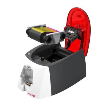 Stampante per tessere Badgy 100 Evolis B12U0000RS (INCLUDE KIT STAMPA 50 TESSERE OMAGGIO)
