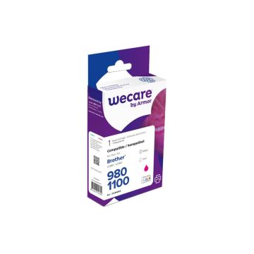 Cartuccia inkjet WECARE compatibile con Brother LC-1100M - magenta K12446W4