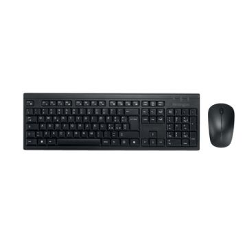 Set mouse + tastiera wireless ricaricabile Kensington KM270 EQ nero ricaricabile - K75560IT