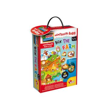 Gioco in scatola Lisciani metodo Montessori Baby Box The Farm - 92741