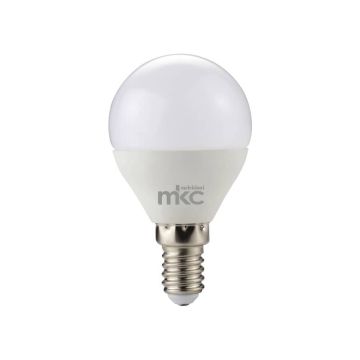 Lampadina MKC Minisfera LED E14 430 lumen bianco caldo 499048006