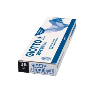 Matita colorata GIOTTO Supermina nero 23903600