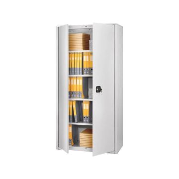 Armadio in metallo a porte battenti A-ECO-90 - 90x41x200 cm Tecnical 2 grigio