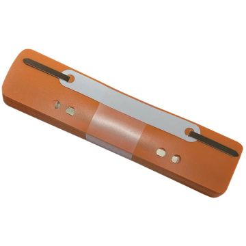 Pressini fermafogli Q-Connect 34x150 mm arancio conf. da 25 - 2012500610