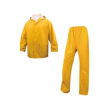 Giacche pioggia DELTA PLUS completo giacca e pantalone - cuciture saldate giallo - M - EN304JATM2