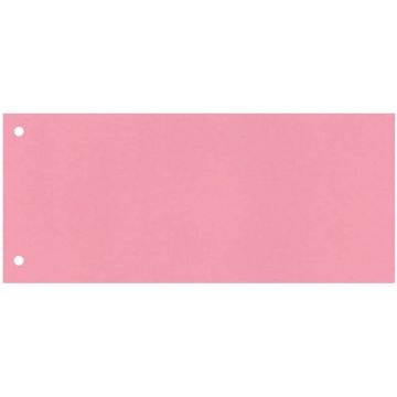 Separatore per archivio con due fori Q-Connect 24x10,5 cm 190 g/m² rosa conf. da 100 - KF00517