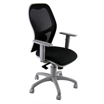 Unisit POLTRONA SEMIDIREZIONALE Hubble Grafix GRIGIO/NERO C/BRACC.
