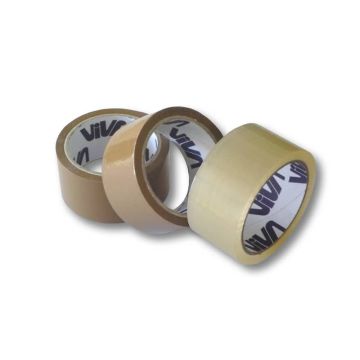 Nastro adesivo per pacchi silenzioso 50mmx66m 28 my conf.6pz trasparente 1120T