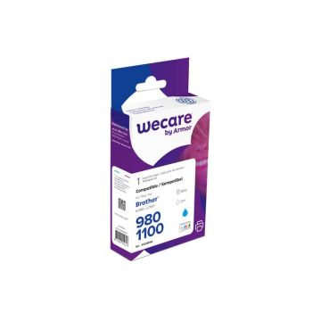 Cartuccia inkjet WECARE compatibile con Brother LC-1100C - ciano K12445W4