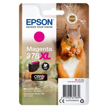 EPSON CARTUCCIA INCHIOSTRO MAGENTA 378XL SCOIATTOLO