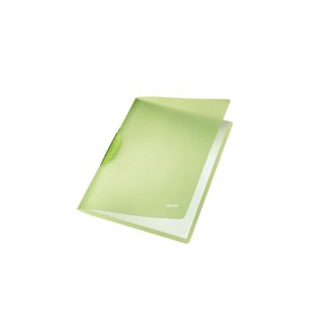 Cartelline di archiviazione con clip max 30 fogli Leitz COLOR CLIP Rainbow in PPL A4 verde - 41760155