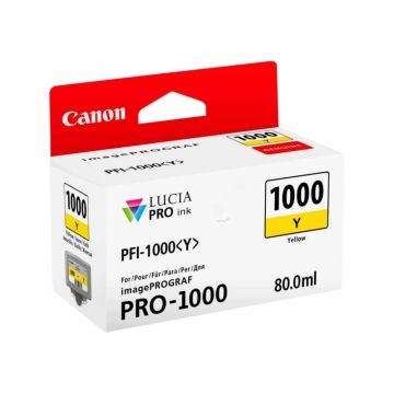 Cartuccia inkjet PFI-1000Y Canon giallo 0549C001