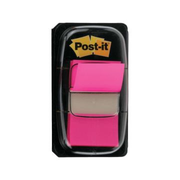 Segnapagina removibili Post-it Index Medium con dispenser rosa vivace 50 segnapagina - 680-21