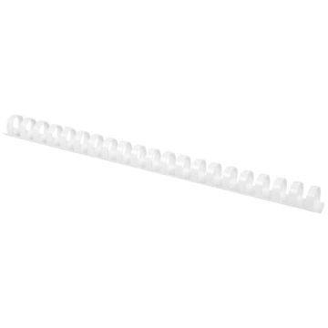 Spirali in PVC per rilegatura Q-Connect 18 mm - colore bianco - conf. 50 pezzi - KF32115