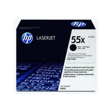 Toner alta capacità 55X HP nero CE255X