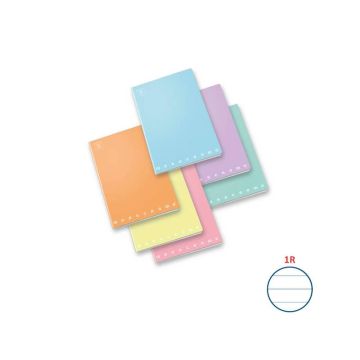 Quaderno 42 fogli PIGNA Monocromo Pastel A4 a righe 1R assortiti 02298901R