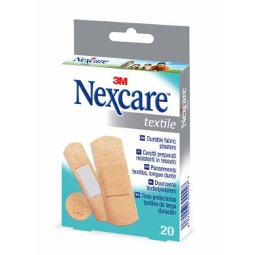 Cerotti Nexcare Textile assortiti Conf. 20 pezzi - N0420AS