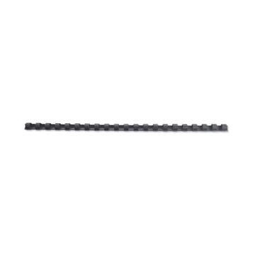Dorsi plastici a 21 anelli GBC CombBind 12 mm A4 nero - fino a 95 fogli conf da 100 dorsi - 4028177