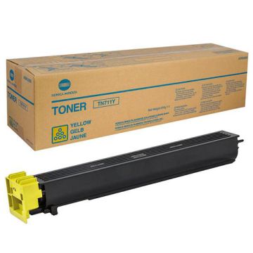 KONICA-MINOLTA TONER GIALLO PER BIZHUB C654E/C754E (31.500 pagine)-TN-711Y