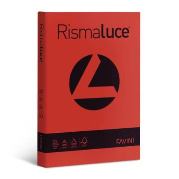 Carta colorata Favini Rismaluce colori forti 140 g/m² A3 scarlatto - Risma da 200 fogli - A65C213