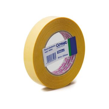 Nastro biadesivo Comet OPP trasparente 25 mm x 50 m - polipropilene senza 64621-00006-03