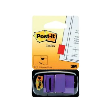 Segnapagina removibili Post-it Index Medium con dispenser lilla 50 segnapagina - 680-8