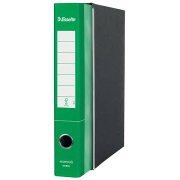 Registratore ESSENTIALS G74 verde dorso 5cm f.to protocollo ESSELTE