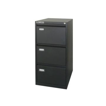 Classificatore per cartelle sospese KUBO 3 cassetti 46x62x101 cm nero 4103