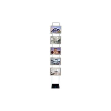 Struttura autoportante Kit LEDMAG + 1 trasformatore - cornice specchiata Tecnostyl 5 cornici A4