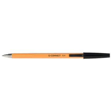Penna a sfera Q-Connect F nero conf. da 20 - KF34046