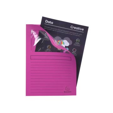 Cartelline con finestra Exacompta Forever A4 cartoncino 120 g/m² fucsia conf. da 100 - 50108E