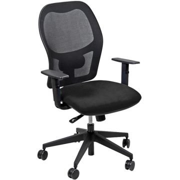 Seduta ergonomica Hubble - tessuto idrorepellente antimacchia - nero - Unisit