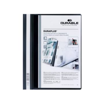 Cartellina ad aghi DURABLE DURAPLUS® A4 nero 257901