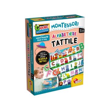 Gioco in scatola Lisciani Montessori Plus Alfabetiere Tattile - 72446