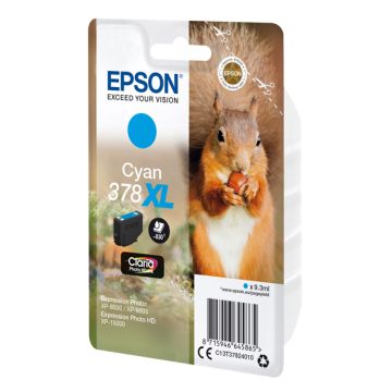 EPSON CARTUCCIA INCHIOSTRO CIANO 378XL SCOIATTOLO