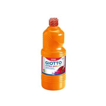 Tempera a base d'acqua GIOTTO Extra Quality flacone 1 lt arancione 53340500