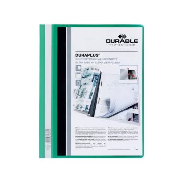 Cartellina ad aghi DURABLE DURAPLUS A4 verde 257905