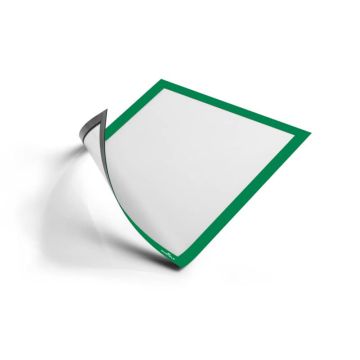 Cornice espositiva Durable DURAFRAME® MAGNETIC formato A4 in conf. 5 pz verde - 4869-05