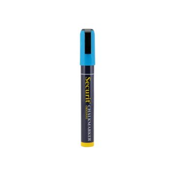 Pennarello a gesso liquido Securit a punta media 2-6 mm blu SMA510-BU