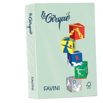 Carta colorata FAVINI LE CIRQUE per tutte le tecnologie di stampa 80 g/m² A4 pistacchio102 500 fogli - A716504
