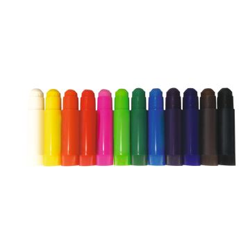 Tempera solida in stick Deco conf. 12 pezzi in colori assortiti 12931
