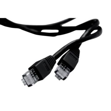 Cavo di rete RJ45 Maschio/Maschio Mediarange UTP CAT6 nero 3 m MRCS116