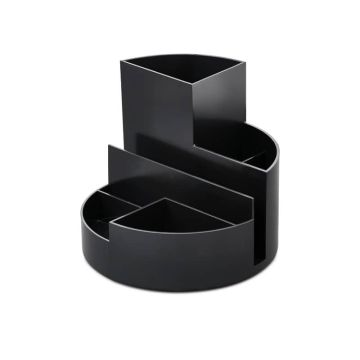 Portaoggetti Maul MAULRoundBox - riciclato nero - Ø 14 cm h.12,5 cm 4117690.ECO