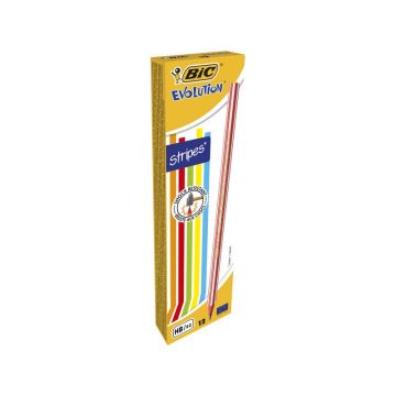 Matita BIC Evolution Stripes HB 918487