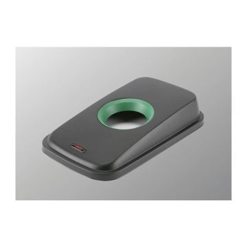 Coperchio per contenitori Geo - bottiglie Vileda Professional in PPL nero/verde - 137734