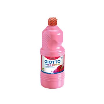 Tempera a base d'acqua GIOTTO Extra Quality flacone 1 lt rosa 533406