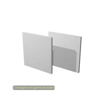 Libreria componibile Artexport Maxicolor - Set 2 dietri Grigio alluminio 2R-MaxC-5
