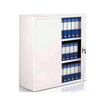 Armadio in metallo a porte battenti A-210 - 100x45x116 cm Tecnical 2 bianco