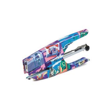 Cucitrice manuale a pinza POP OFFICE COLLECTION acciaio cromato fantasia AMERICAN DREAM passo 6